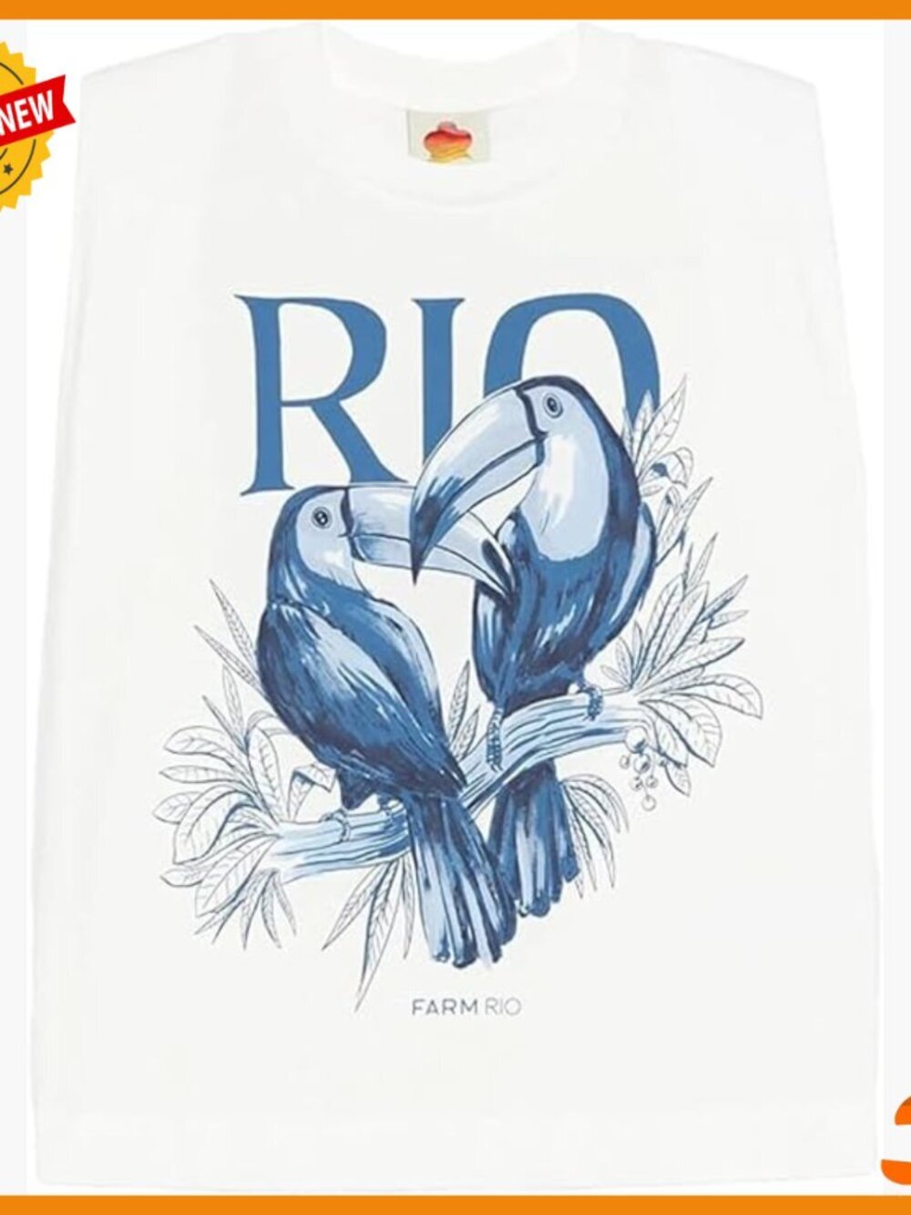 Relaxed Fit Organic Cotton Tank Top with Shoulder Pads